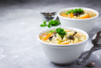 Turkey & Vegetable Barley Soup Recipe