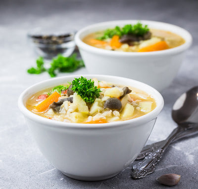 Turkey & Vegetable Barley Soup Recipe