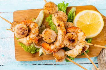 Spicy Shrimp and Scallop Skewers Recipe
