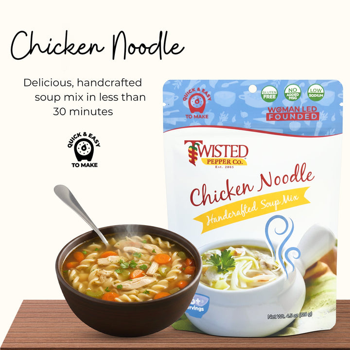 Chicken Noodle Dry Soup Mix - Delicious Homemade Taste in 30