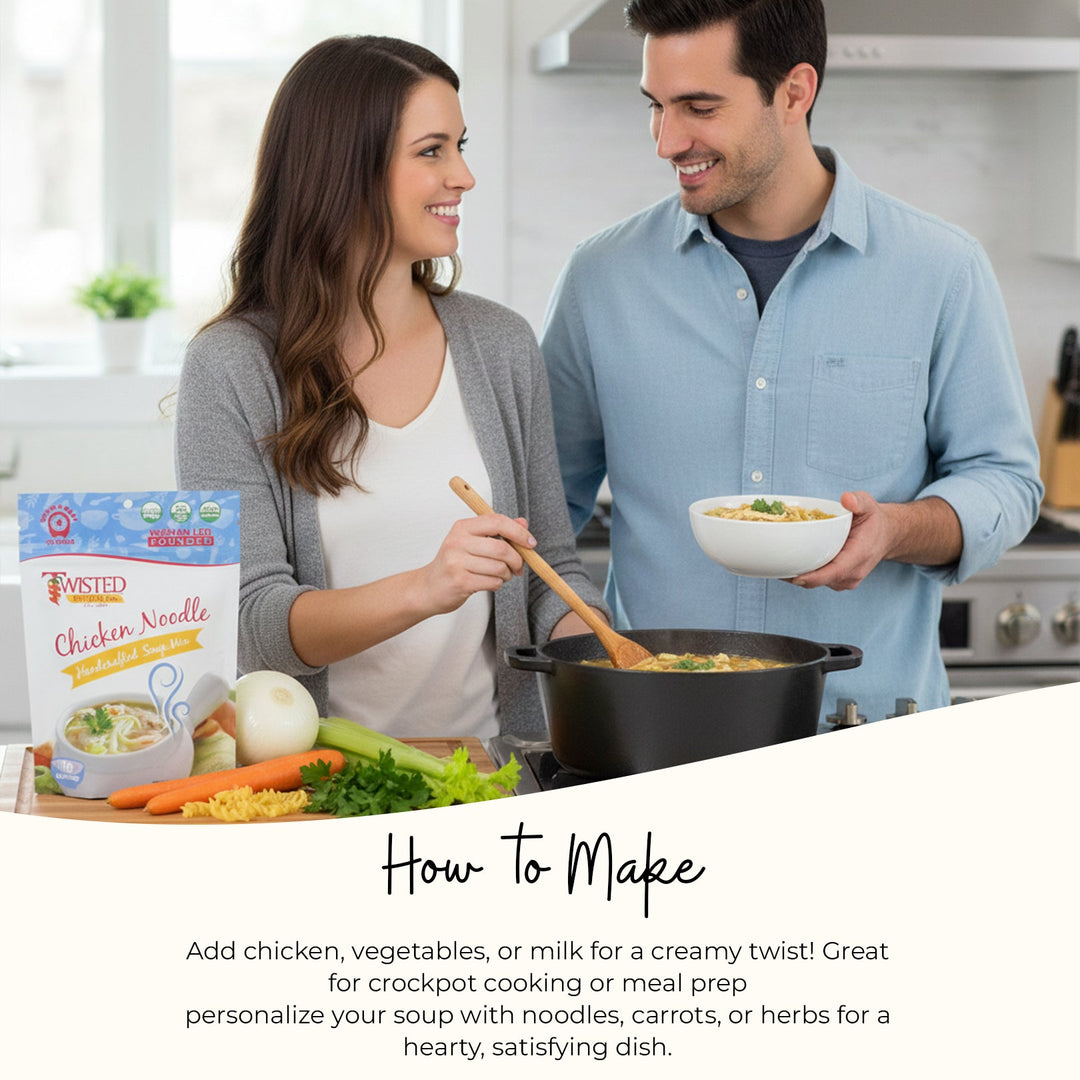 Chicken Noodle Dry Soup Mix - Delicious Homemade Taste in 30