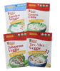 4 Pack Veggies & Chiles Gourmet Dip Mixes with varying heat levels, gluten-free and low sodium