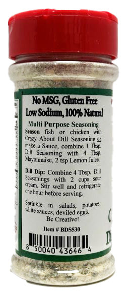 Crazy About Dill Seasoning 5 oz Jar