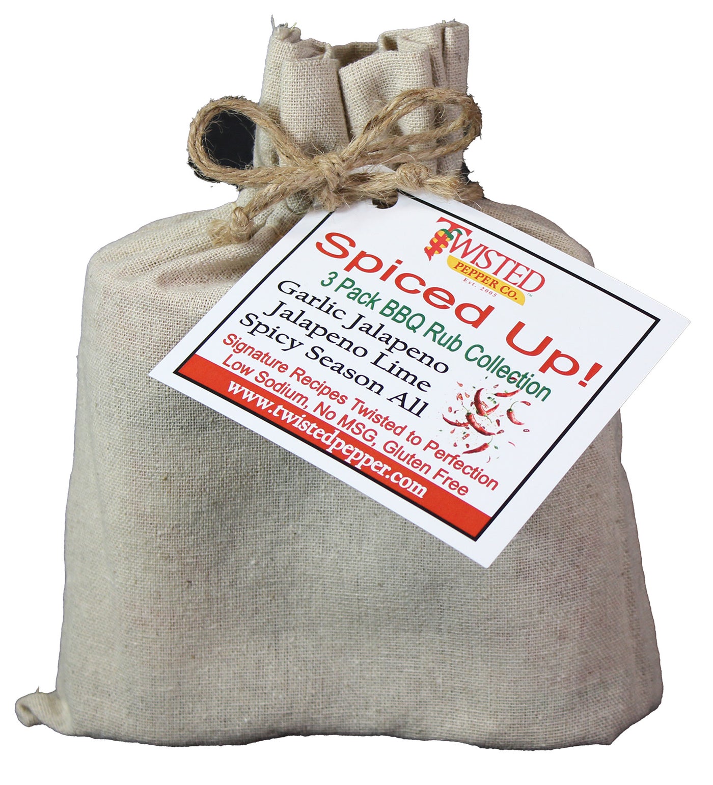 Spiced Up 3 Pack Seasonings Collection 5 oz. Jars