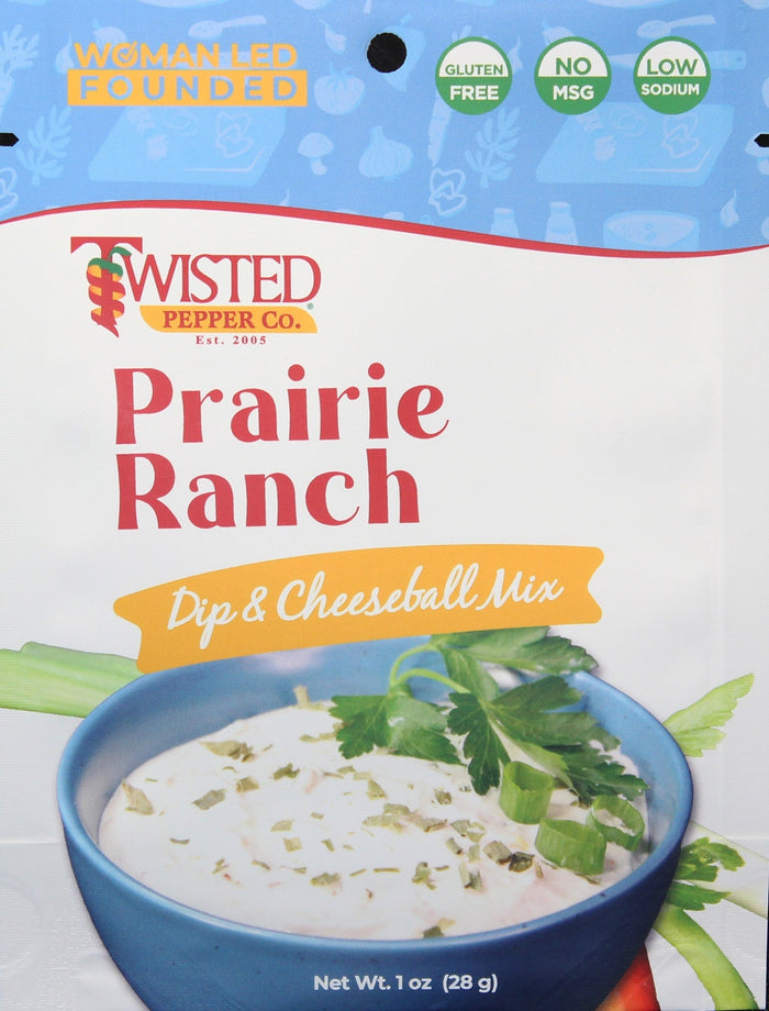 Prairie Ranch Dip packaging showcasing rich buttermilk savory dip mix