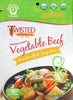 Vegetable Beef Dry Soup Mix package with fresh homemade soup ingredients