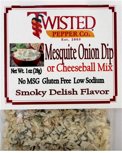 Mesquite Smoked Onion Dip and Cheeseball Mix