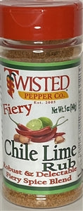Fiery Chile Lime Rub 5 oz. Jar