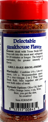 Texas Steak Rub Seasoning 5 oz