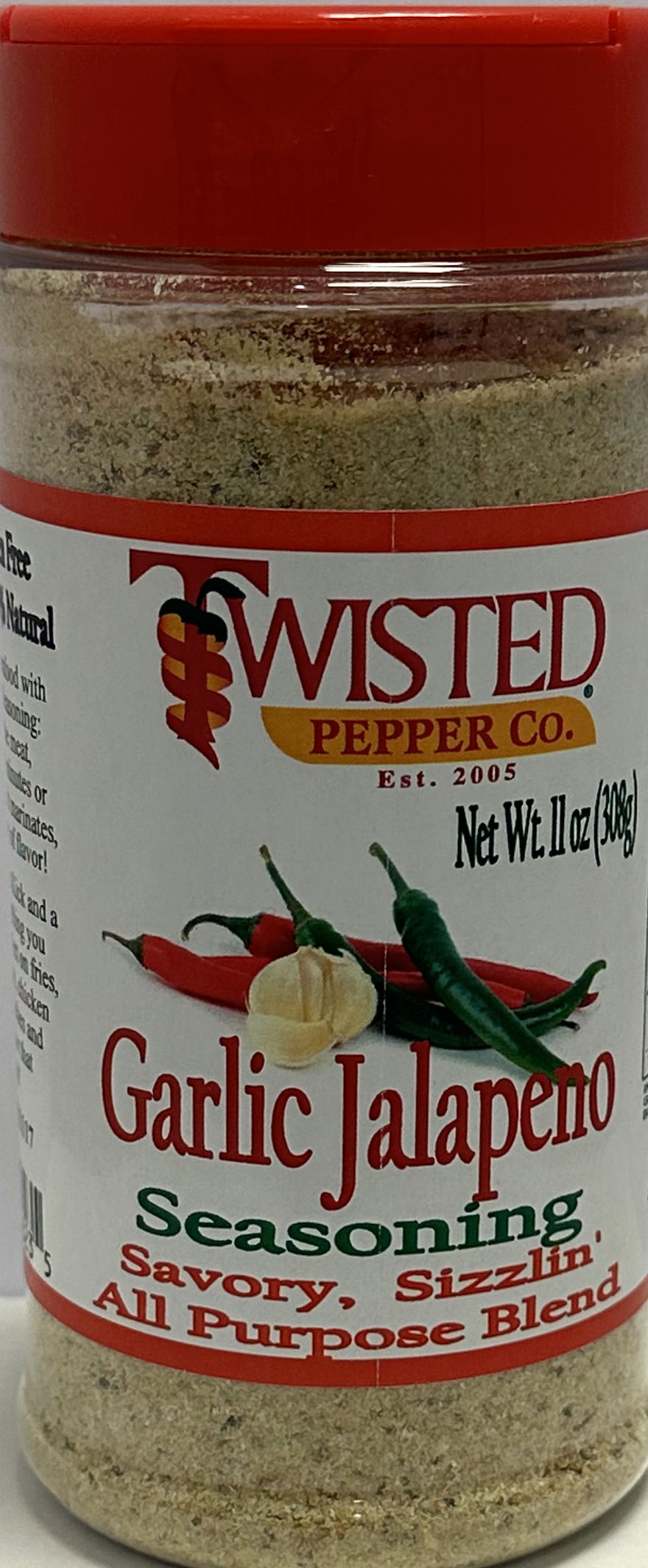 Garlic Jalapeno Seasoning 11oz Jar